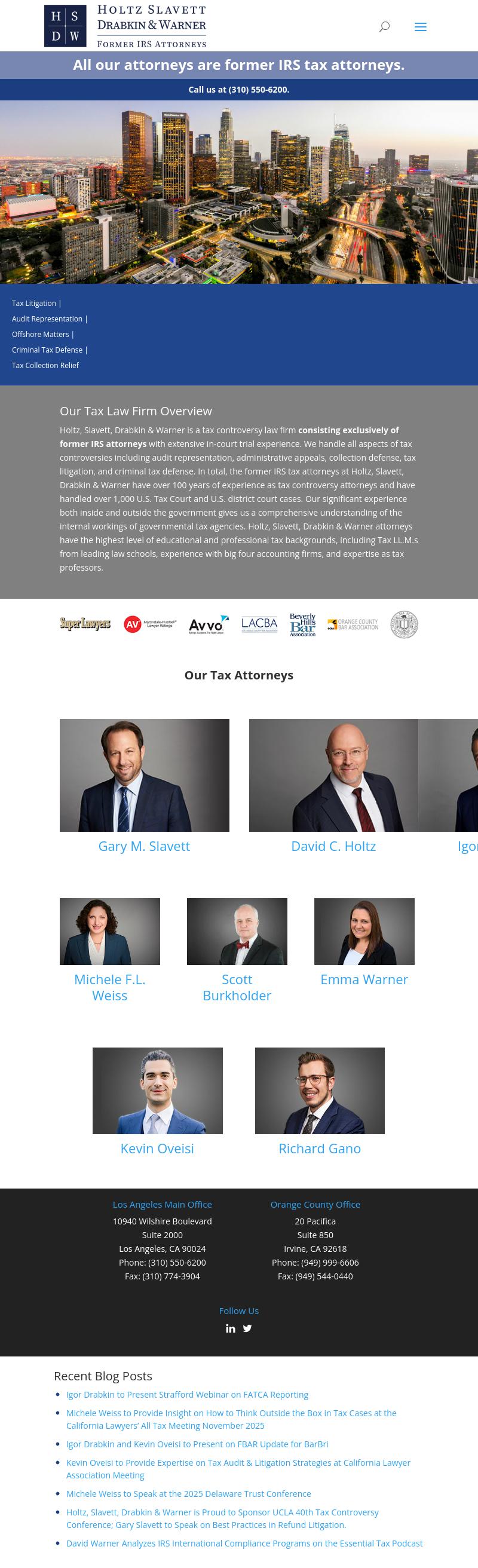 Holtz, Slavett & Drabkin, A Professional Law Corporation - Beverly Hills CA Lawyers