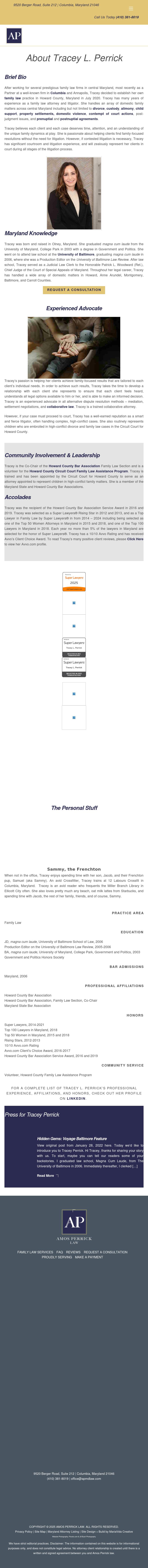 The Law Office of Tracey L Perrick - Fulton MD Lawyers