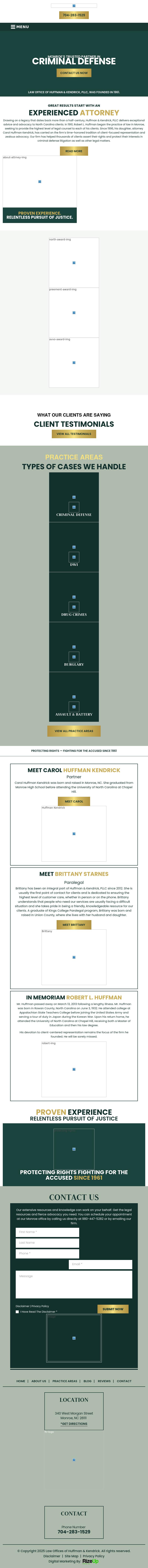 Huffman & Kendrick, PLLC - Monroe NC Lawyers