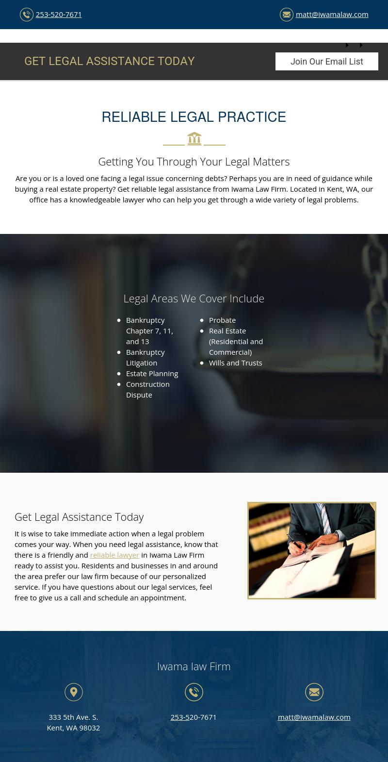 Iwama Law Firm - Kent WA Lawyers