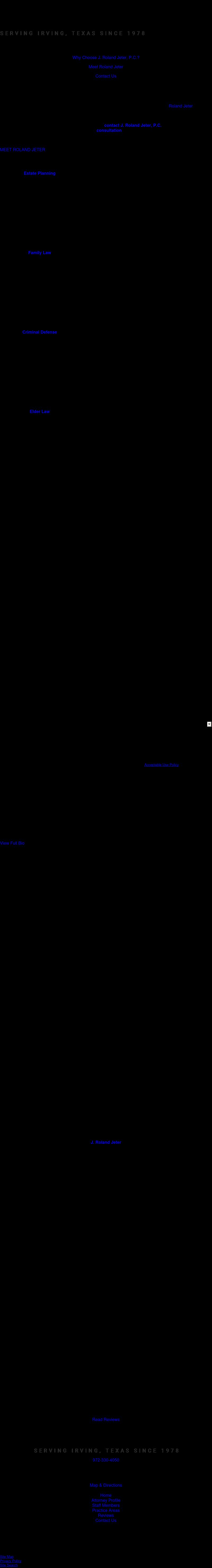 J. Roland Jeter, P.C. - Irving TX Lawyers