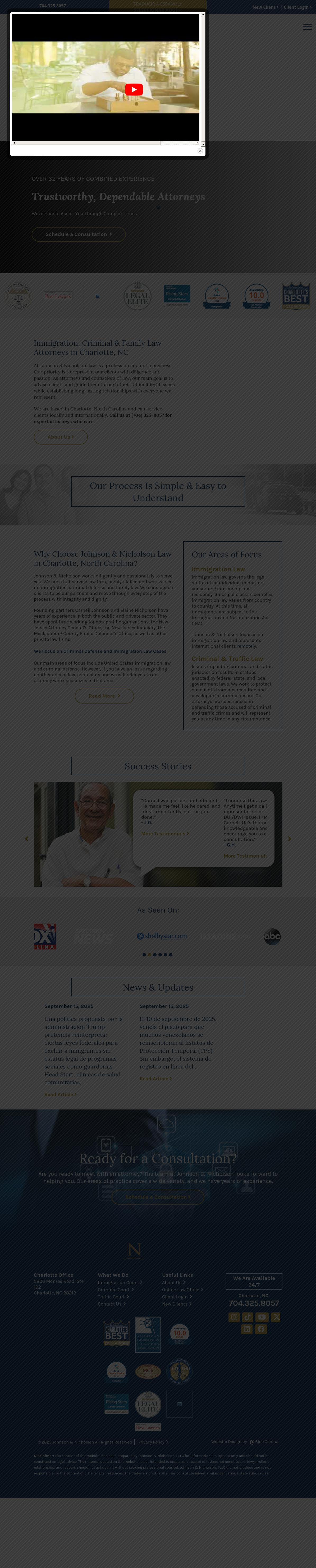 Johnson & Nicholson, PLLC - Charlotte NC Lawyers