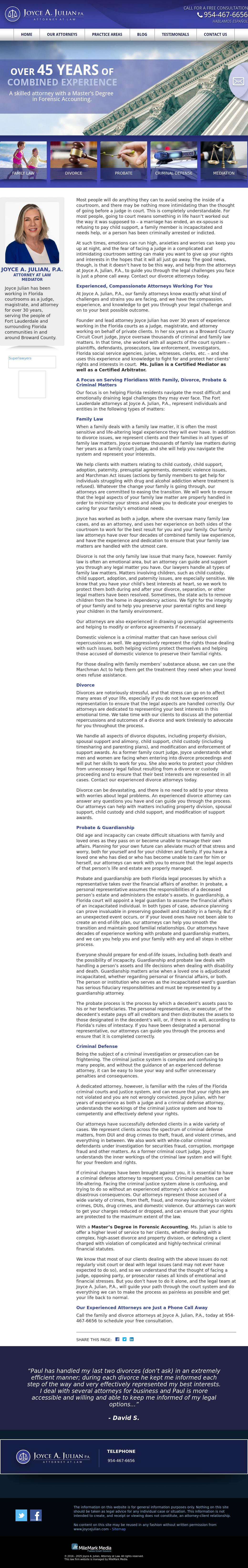 Joyce A. Julian, P.A. - Ft. Lauderdale FL Lawyers