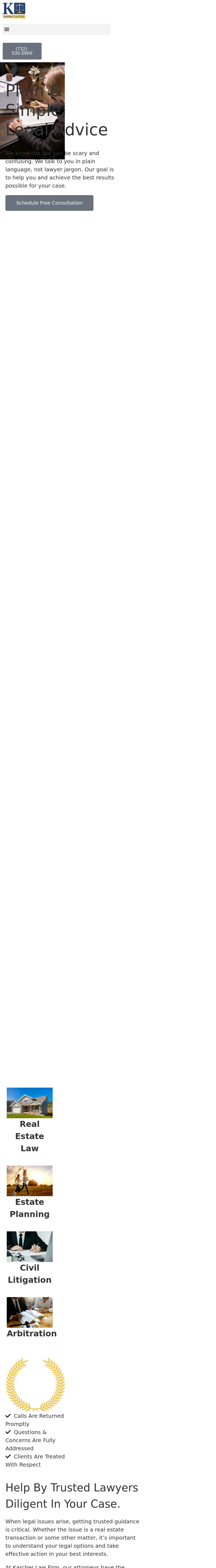 Karcher Law Firm - Red Bank NJ Lawyers