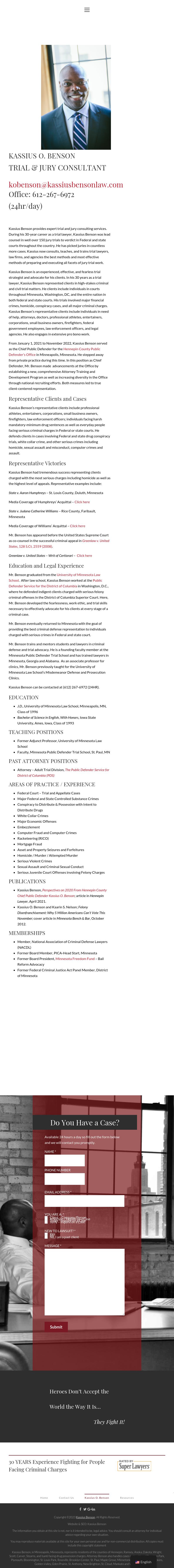 KASSIUS BENSON LAW, P.A. - Minneapolis MN Lawyers