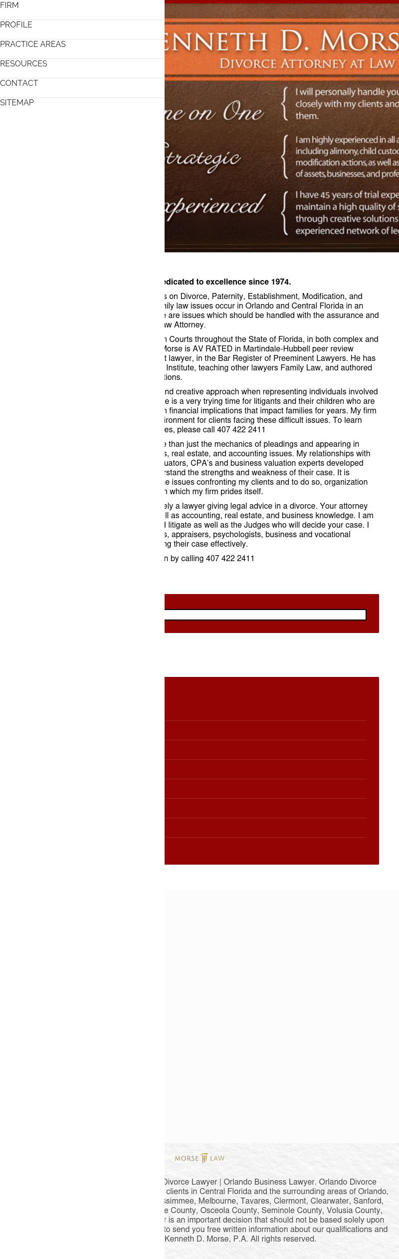 Kenneth D. Morse - Orlando FL Lawyers