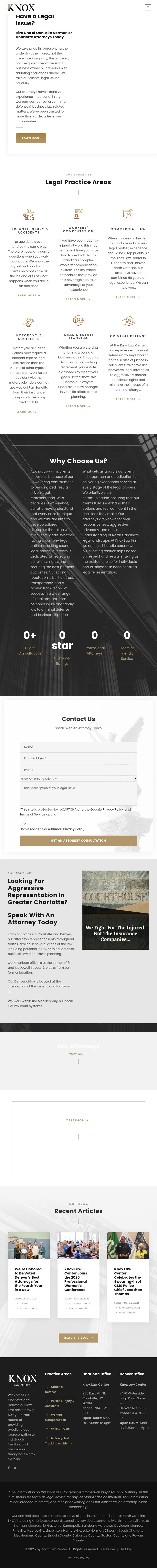 Knox Law Center - Charlotte NC Lawyers