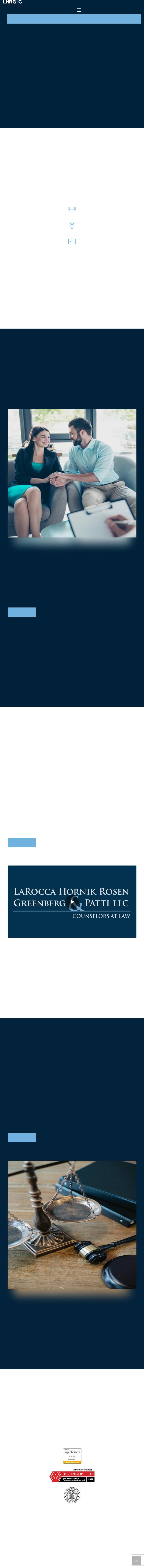 LaRocca Hornik Rosen Greenberg & Patti LLC - Red Bank NJ Lawyers