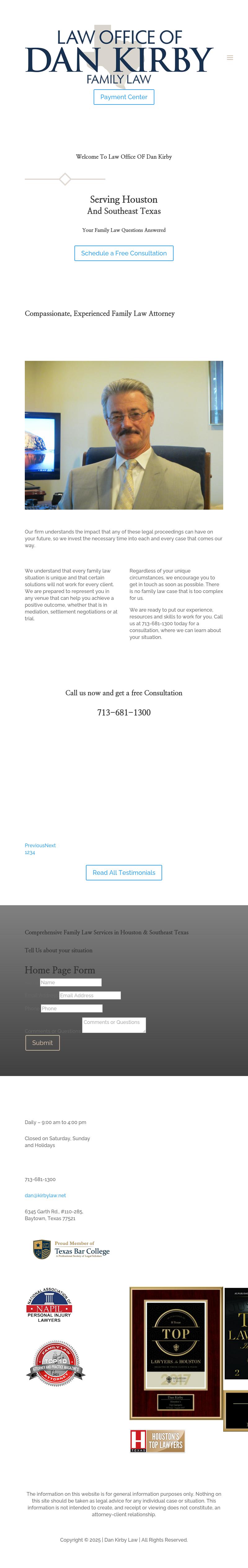 Law Office of Dan Kirby - Houston TX Lawyers