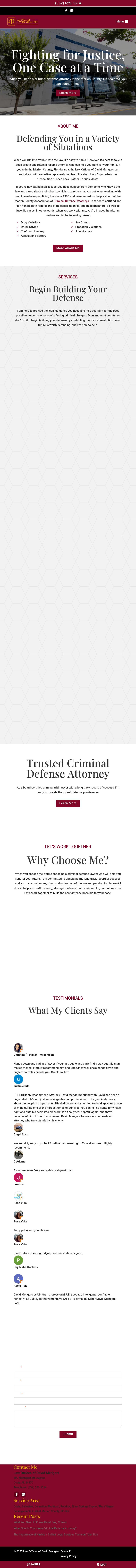 Law Office of David Mengers - Ocala FL Lawyers