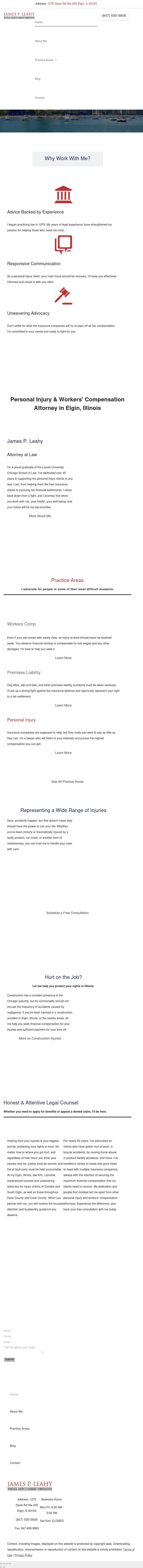 Law Office of James P. Leahy - Elgin IL Lawyers