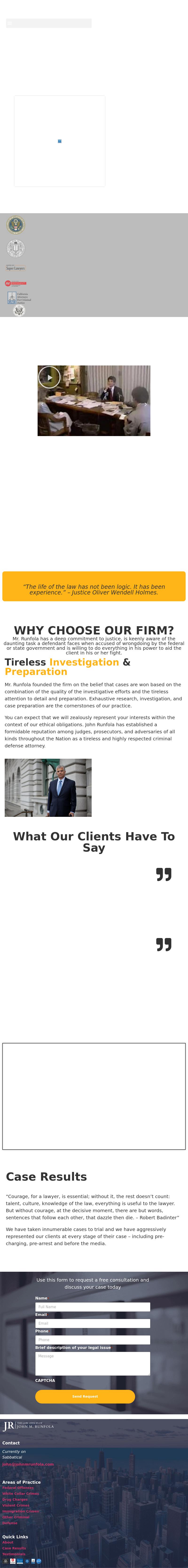 Law Office of John M. Runfola - San Francisco CA Lawyers