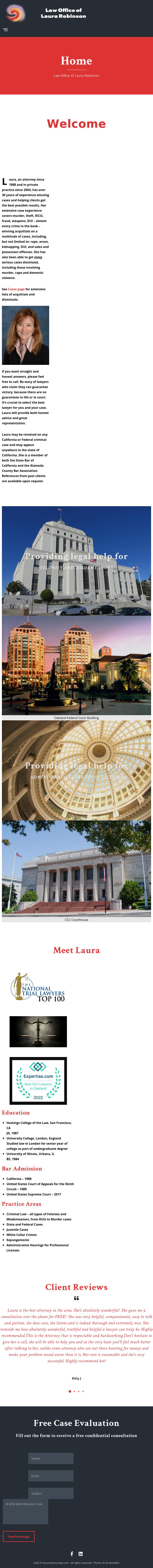 Law Office of Laura Robinson - Oakland CA Lawyers
