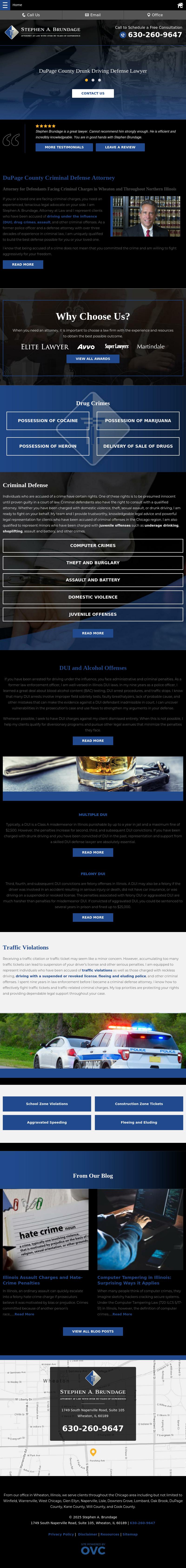 Law Office of Stephen A. Brundage - Wheaton IL Lawyers