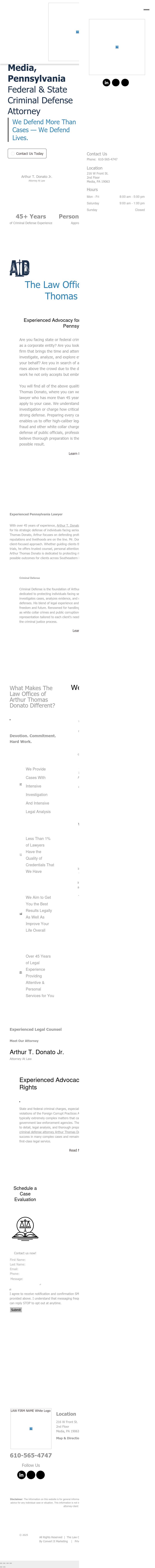 Law Offices of Arthur Thomas Donato - Media PA Lawyers