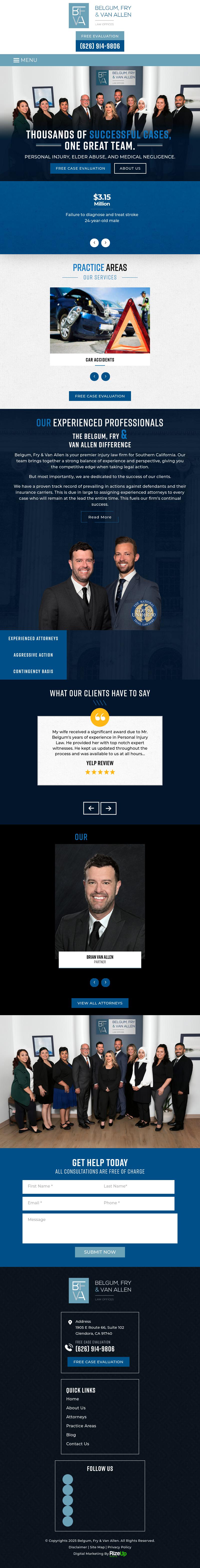 Law Offices of Belgum and Fry - Glendora CA Lawyers