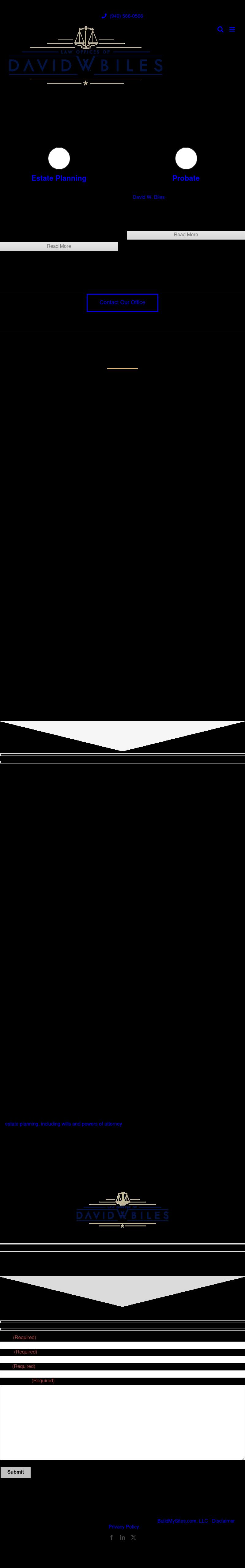 Law Offices of David W. Biles, P.C. - Denton TX Lawyers