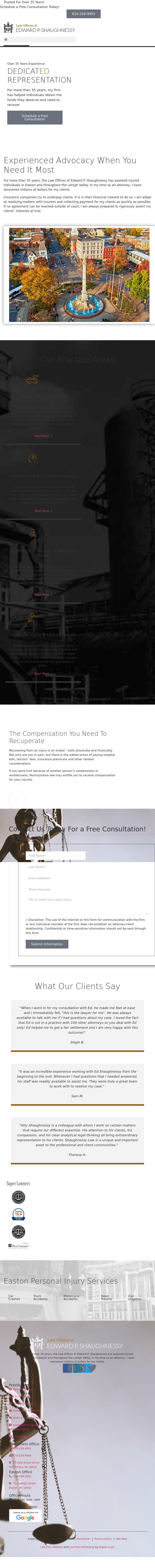 Law Offices of Edward P. Shaughnessy - Bethlehem PA Lawyers