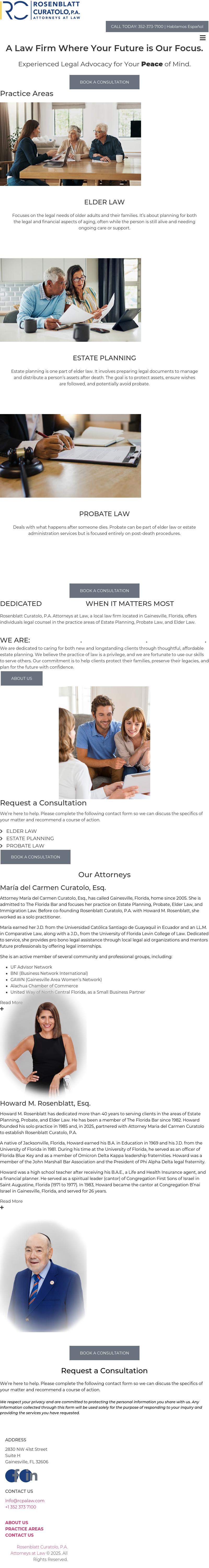 Law Offices of Howard M. Rosenblatt, P.A. - Gainesville FL Lawyers