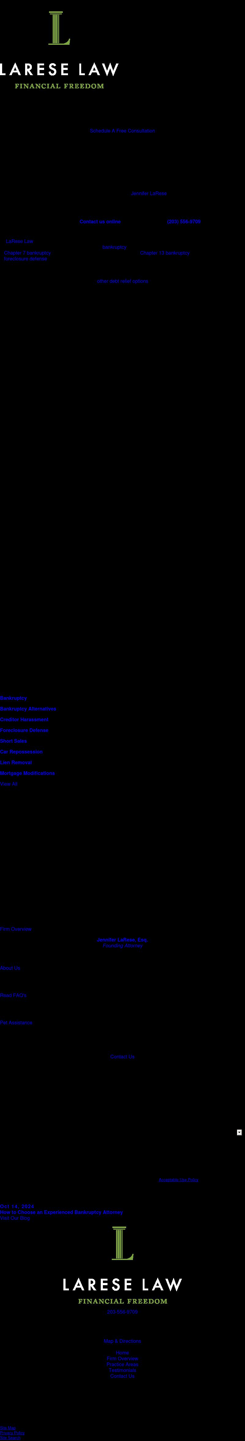 Law Offices of Jennifer LaRese, LLC - Southbury CT Lawyers