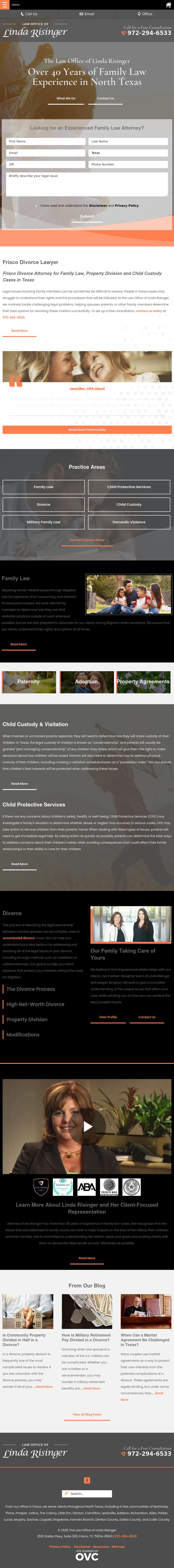 Law Offices of Linda Risinger - Frisco TX Lawyers