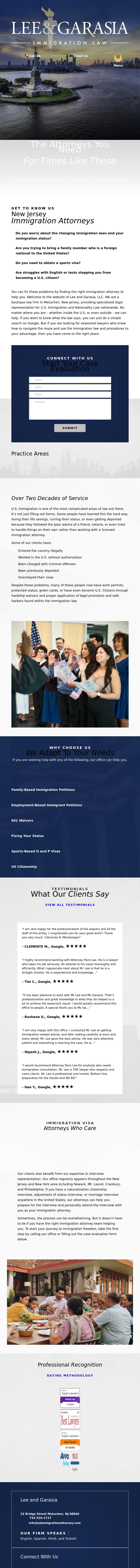 Lee & Garasia, LLC - Edison NJ Lawyers