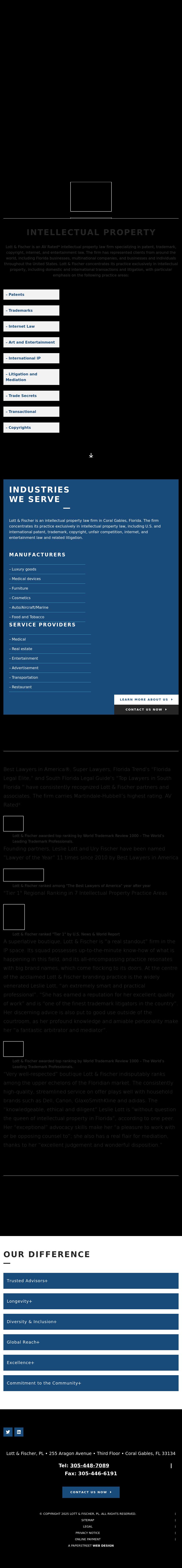 Lott & Fischer, PL - Coral Gables FL Lawyers