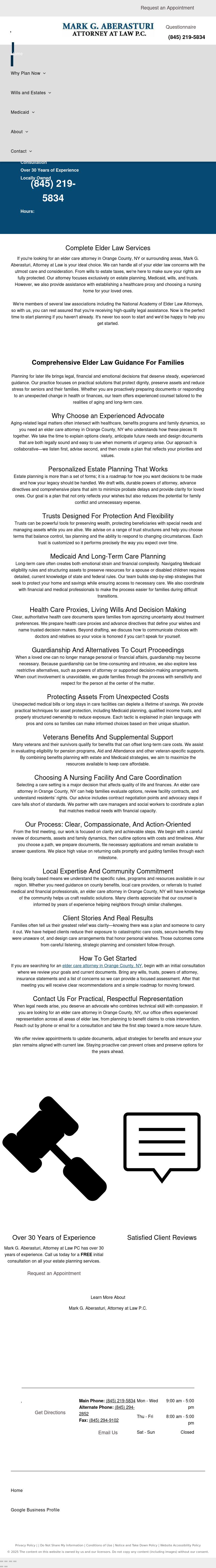 Mark G. Aberasturi Attorney  At  Law - Goshen NY Lawyers