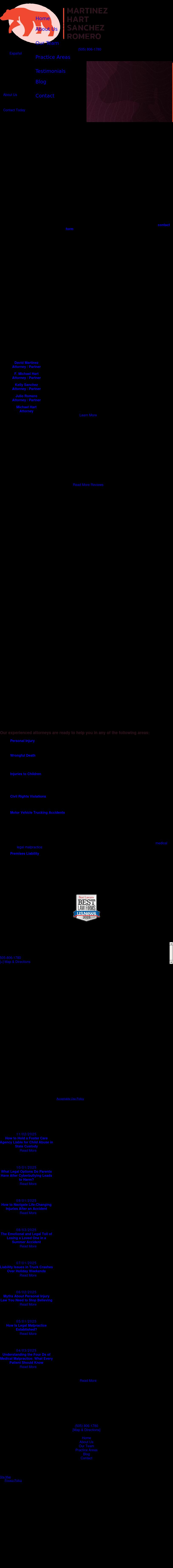 Martinez, Hart & Thompson, P.C. - Albuquerque NM Lawyers