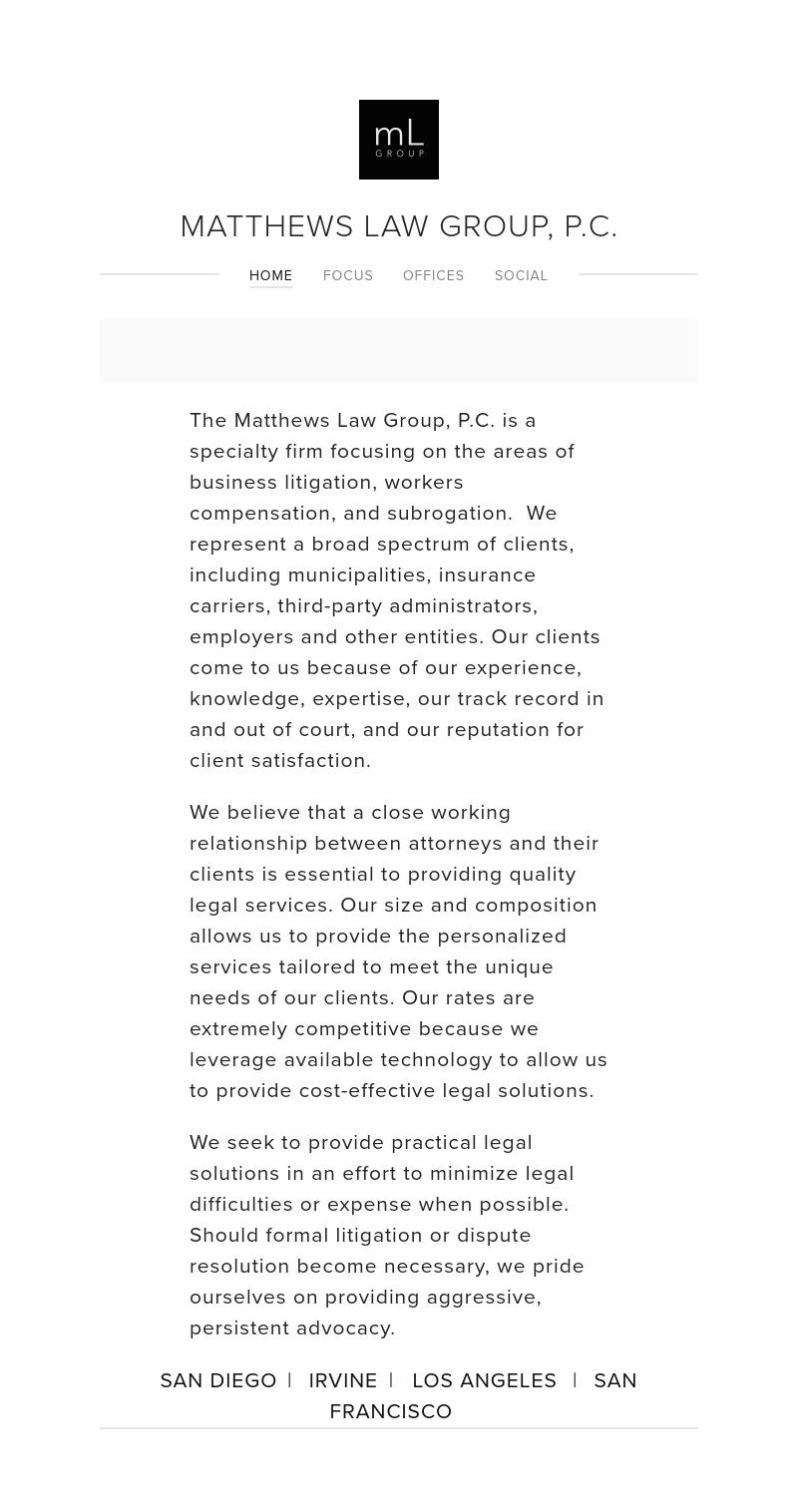 Matthews Law Group, P.C. - Dallas TX Lawyers