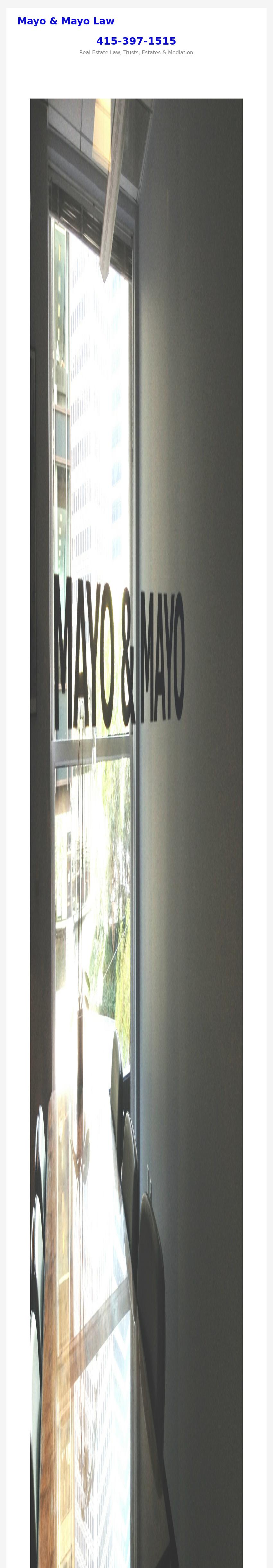 Mayo & Mayo - San Francisco CA Lawyers