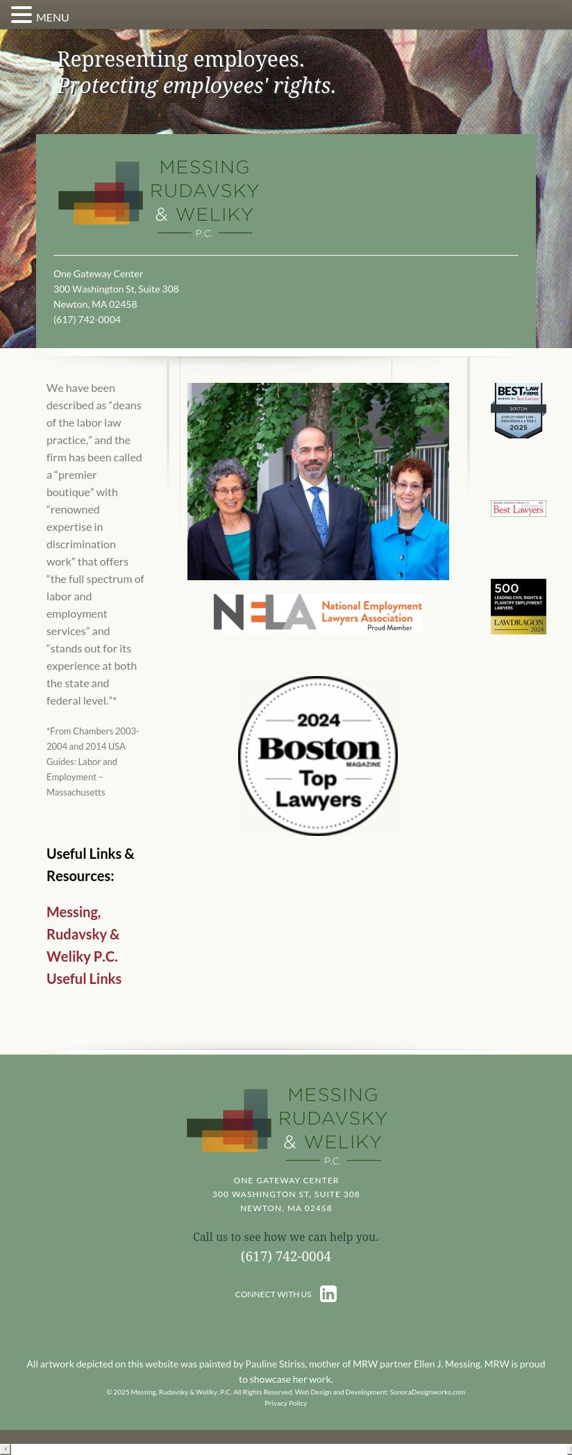 Messing, Rudavsky & Weliky, P.C. - Boston MA Lawyers