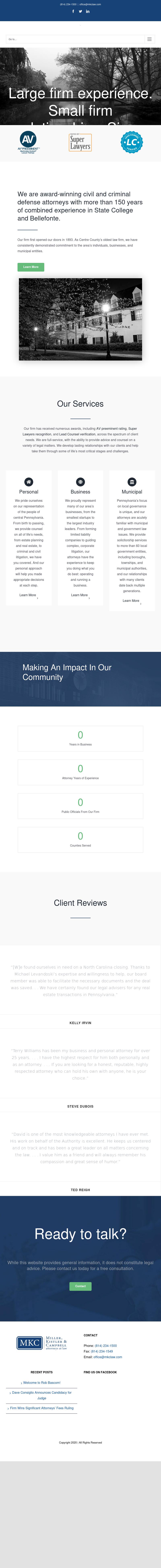 Miller, Kistler & Campbell - State College PA Lawyers