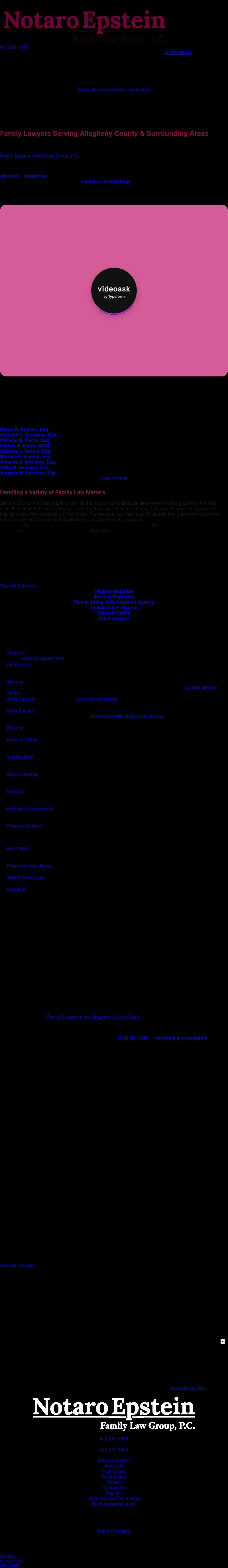 Notaro Gordon & Associates, P.C. - Pittsburgh PA Lawyers