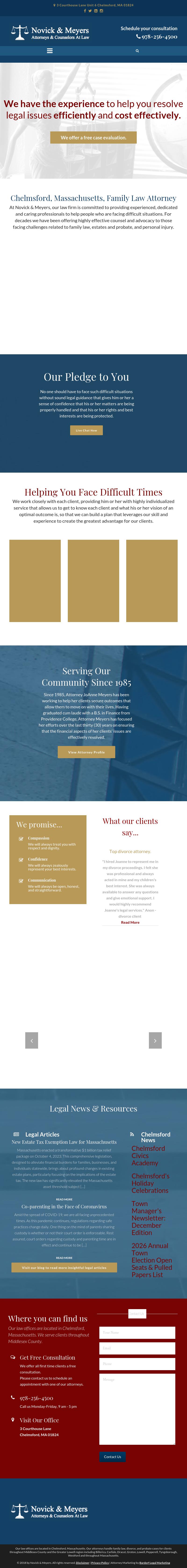 Novick & Meyers - Chelmsford MA Lawyers