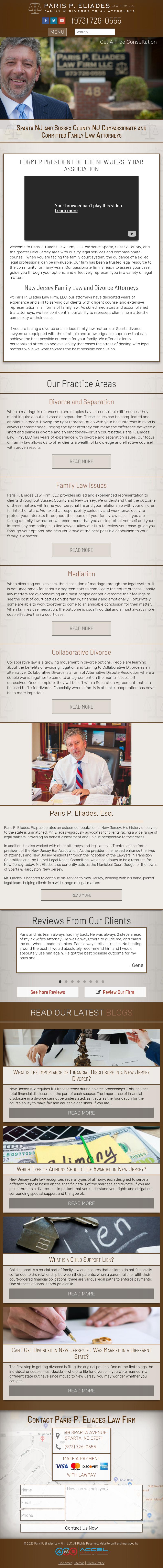 Paris P. Eliades Law Firm LLC - Sparta NJ Lawyers