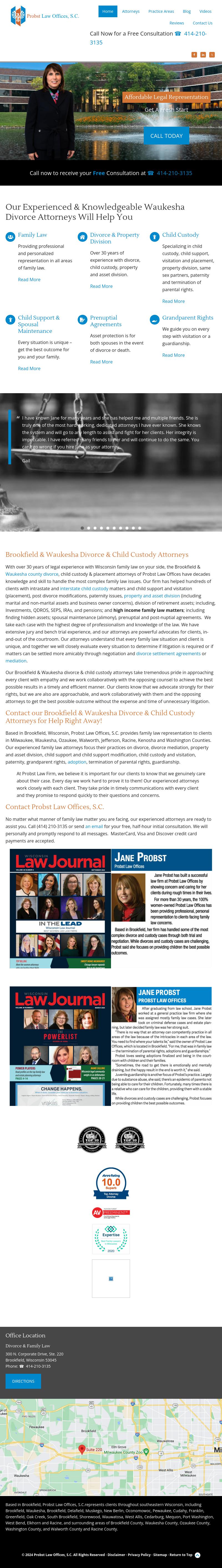 Probst Law Offices, S.C. - Wauwatosa WI Lawyers