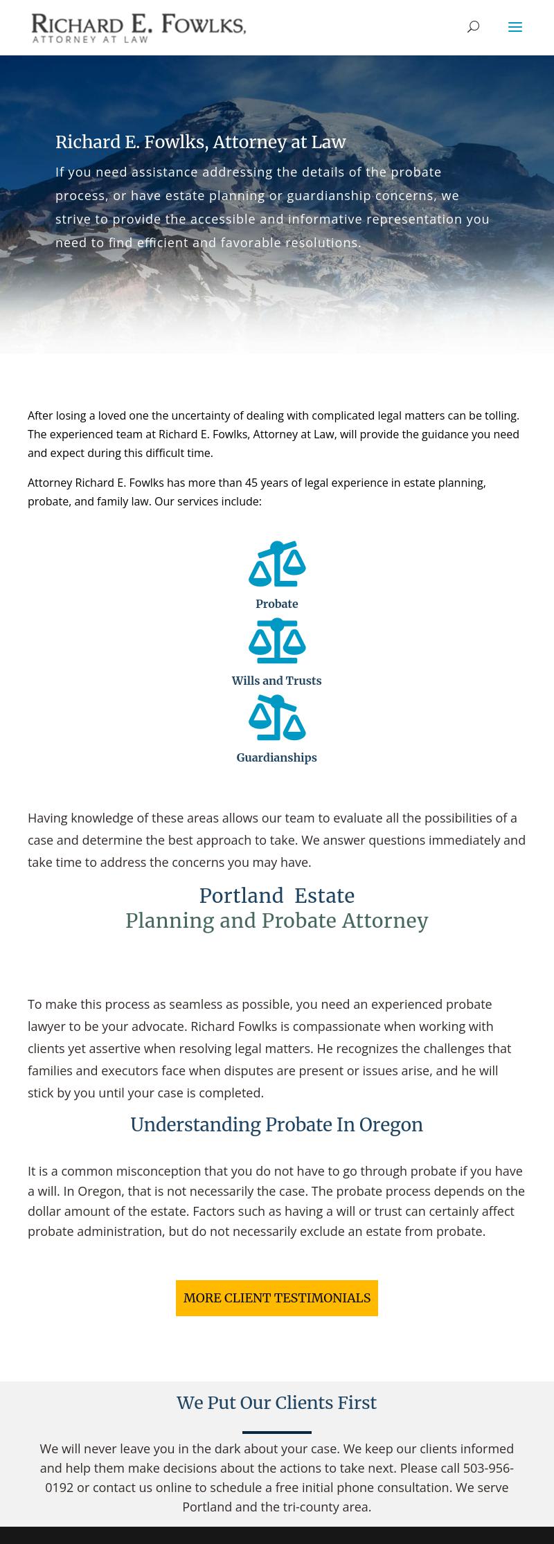 Richard E. Fowlks, Attorney at Law - Portland OR Lawyers