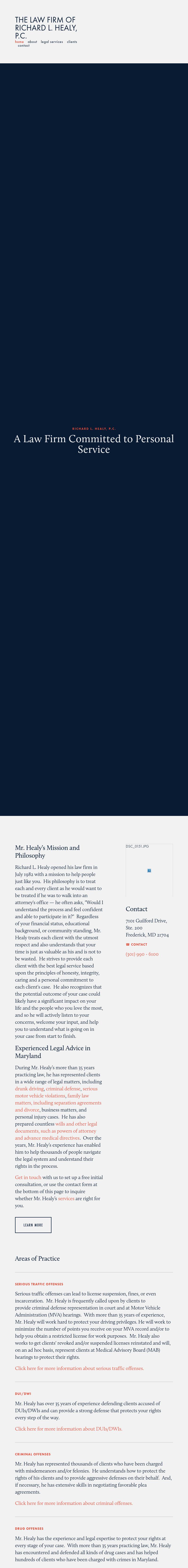 Richard L. Healy - Frederick MD Lawyers