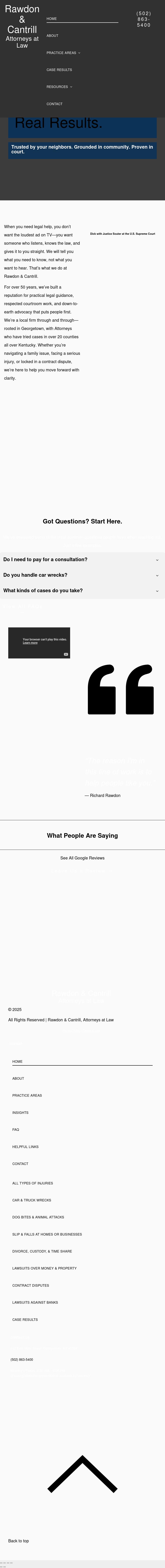 Richard M. Rawdon Jr. - Georgetown KY Lawyers