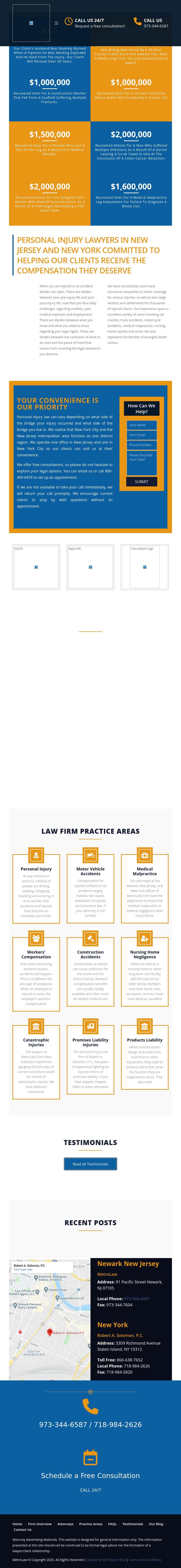 Robert A. Solomon, P.C. - Newark NJ Lawyers