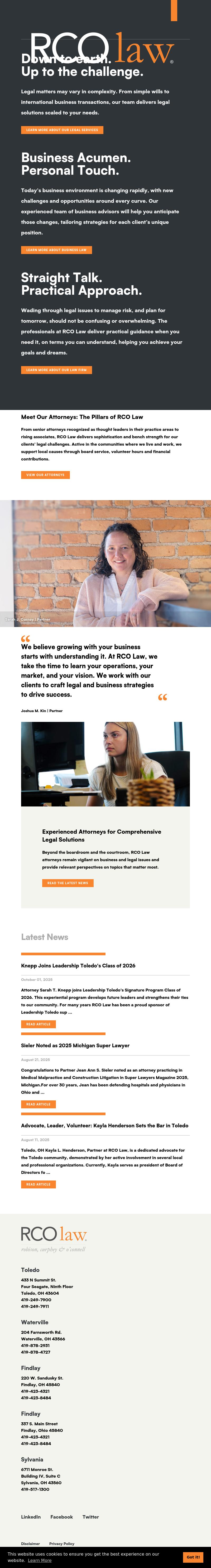 Robison, Curphey & O'Connell, LLC - Waterville OH Lawyers