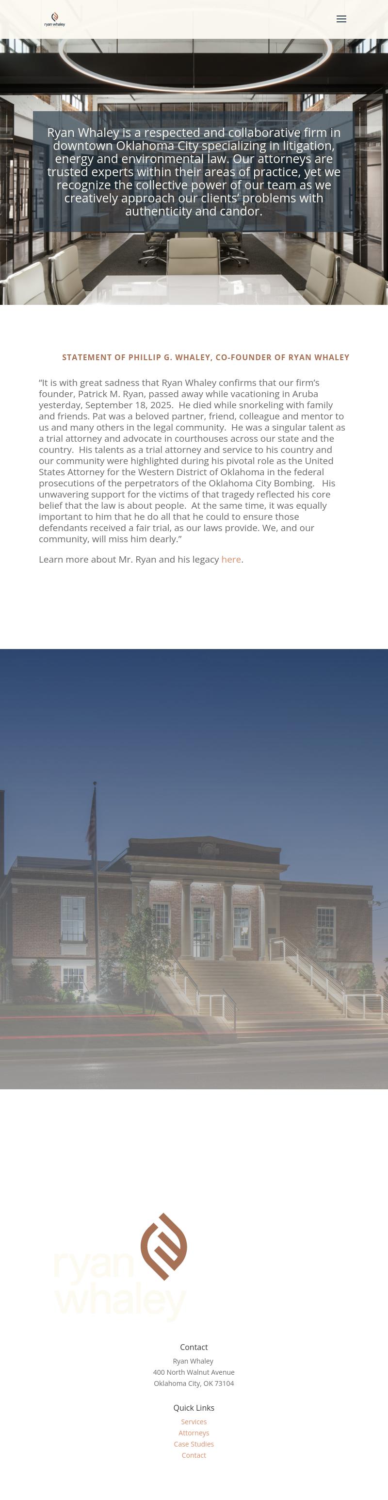 Ryan Whaley Coldiron Shandy PLLC - Oklahoma City OK Lawyers