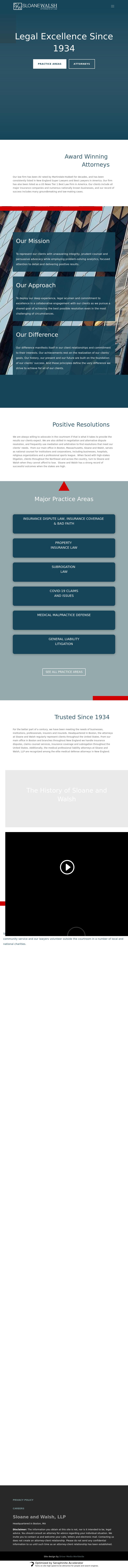 Sloane and Walsh, LLP - Boston MA Lawyers