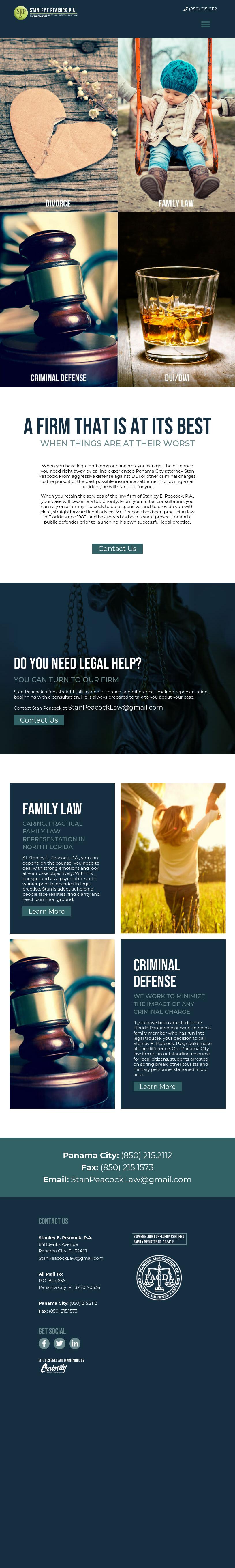 Stanley E. Peacock, P.A. - Panama City FL Lawyers