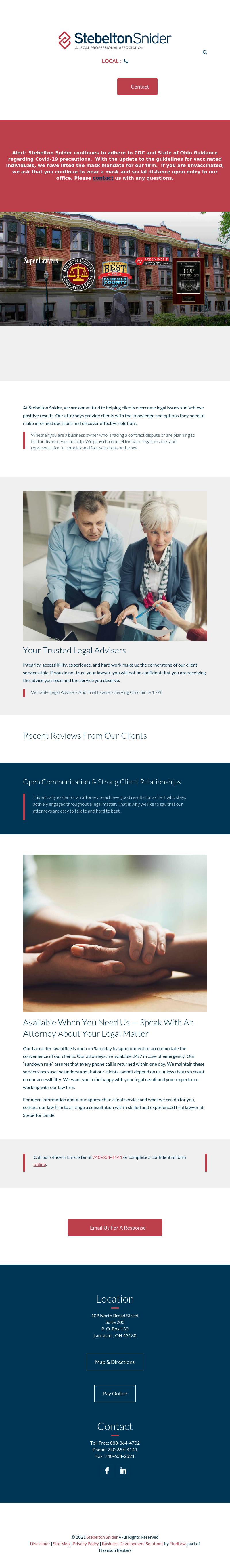 Stebelton, Aranda & Snider - Lancaster OH Lawyers