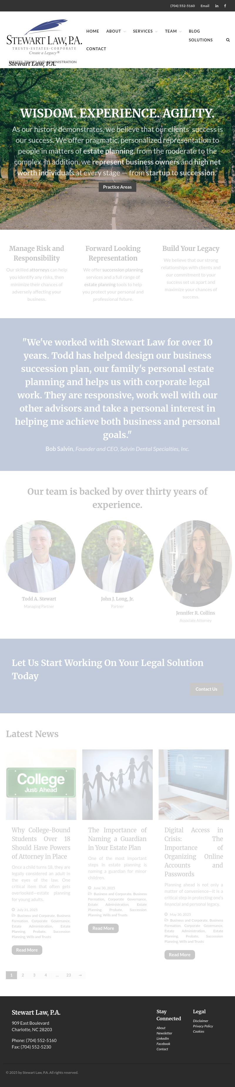 Stewart Law, P.A. - Charlotte NC Lawyers