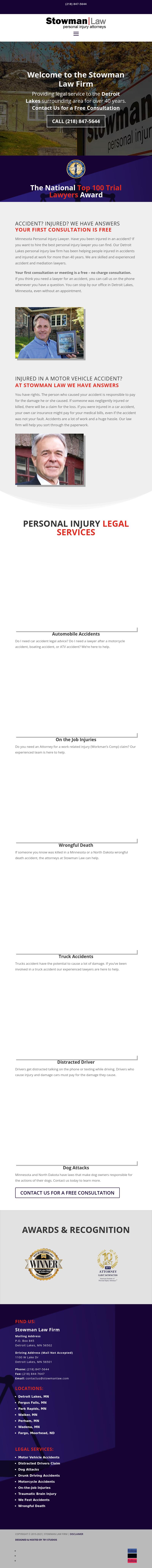 Stowman Law Firm, P.A. - Detroit Lakes MN Lawyers