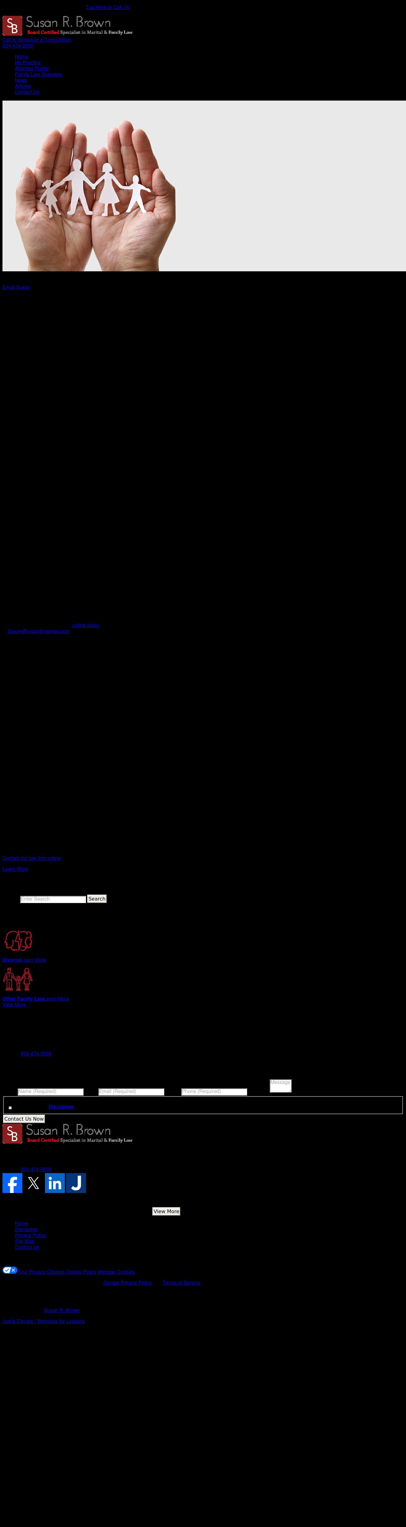 Susan R. Brown, PA - Plantation FL Lawyers