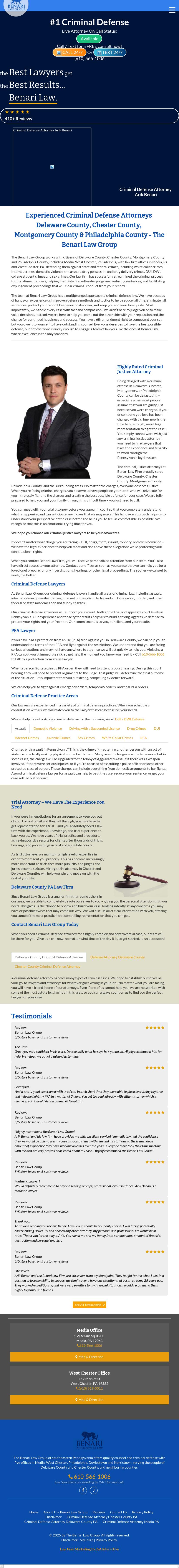 Benari Law Group - Media PA Lawyers